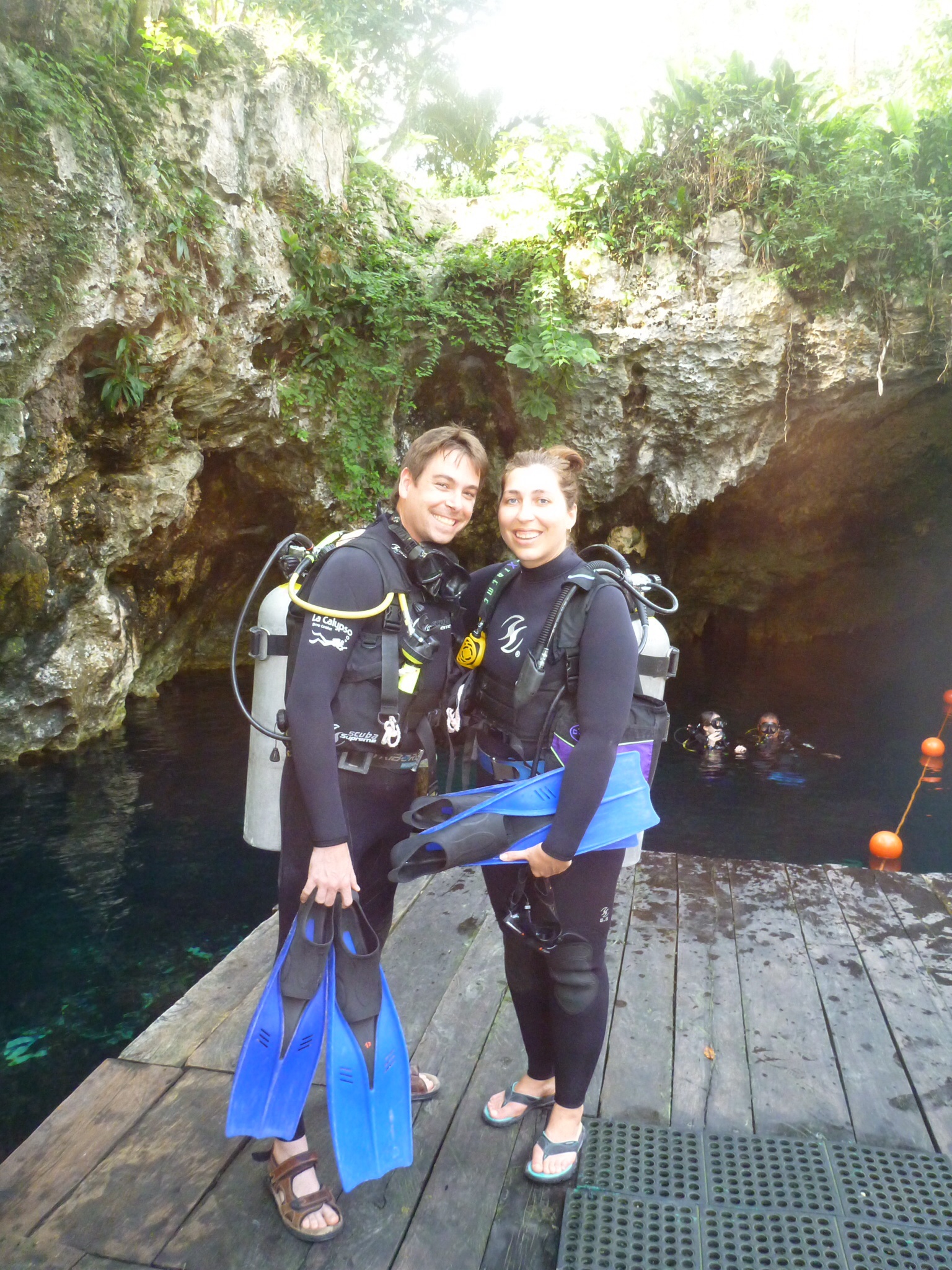 Gran Cenote platform