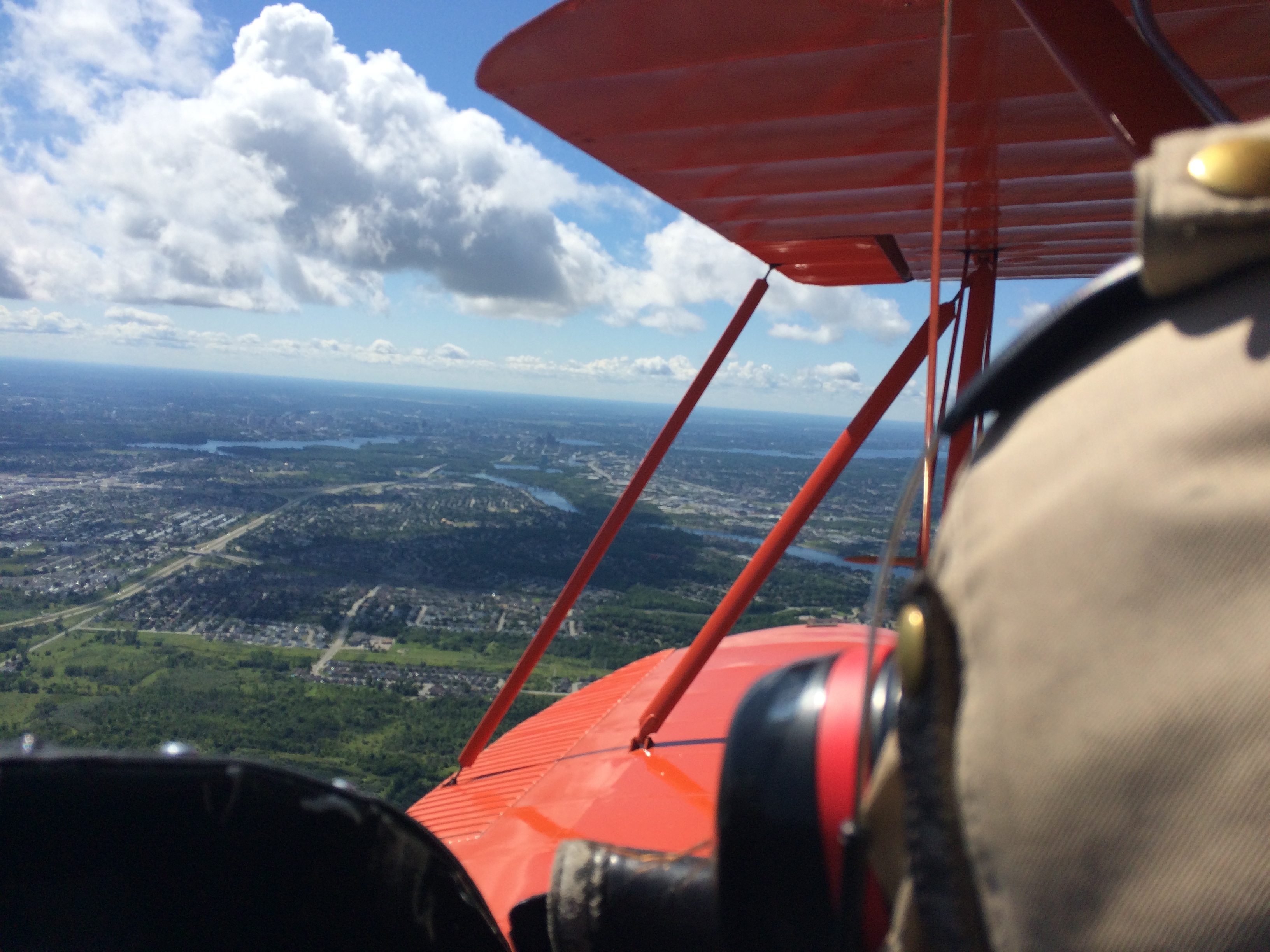 Ottawa Biplane over Gatineau