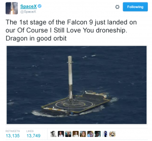 Falcon 9 Drop landing
