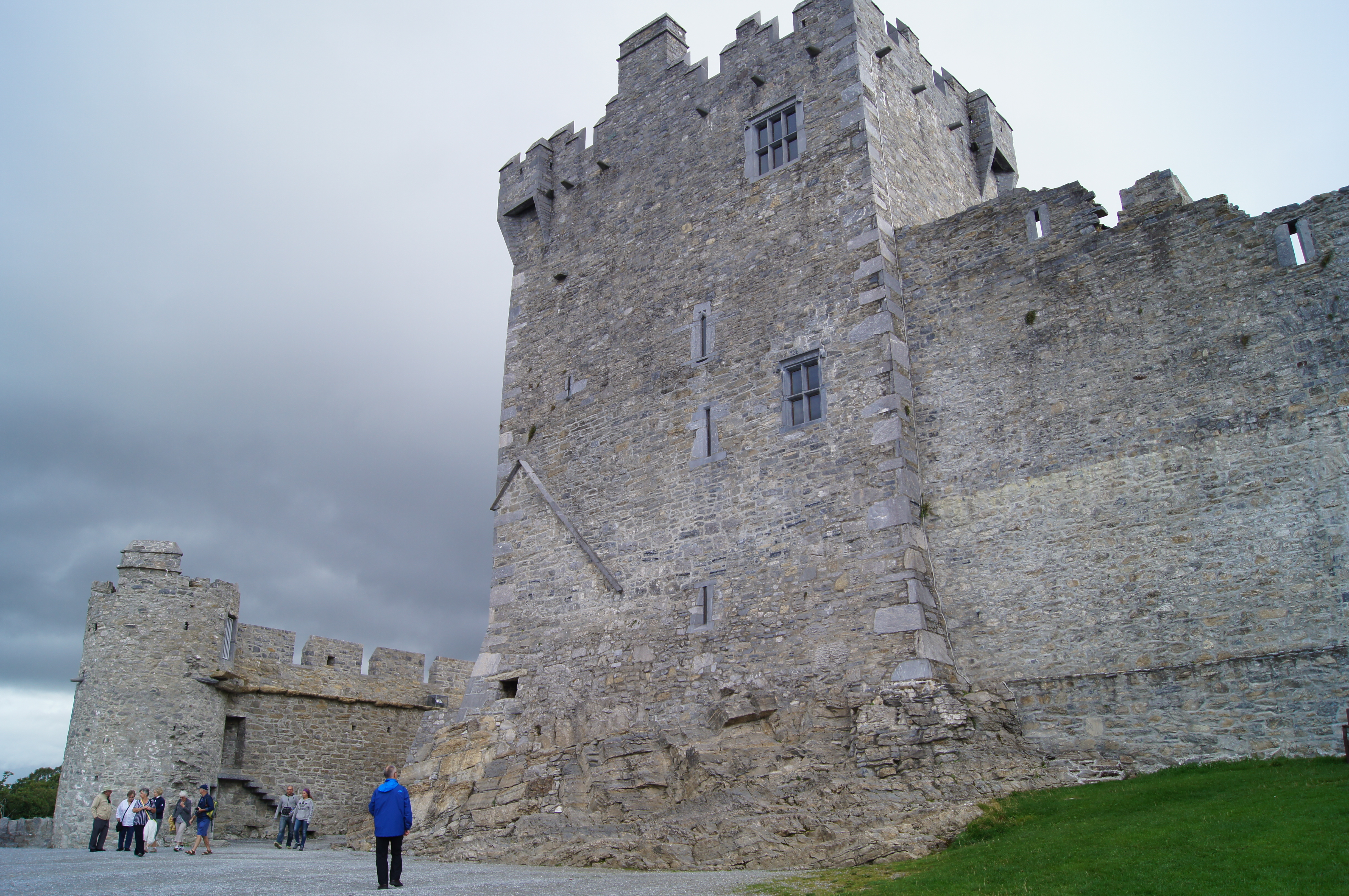 A castle in the nearby national park