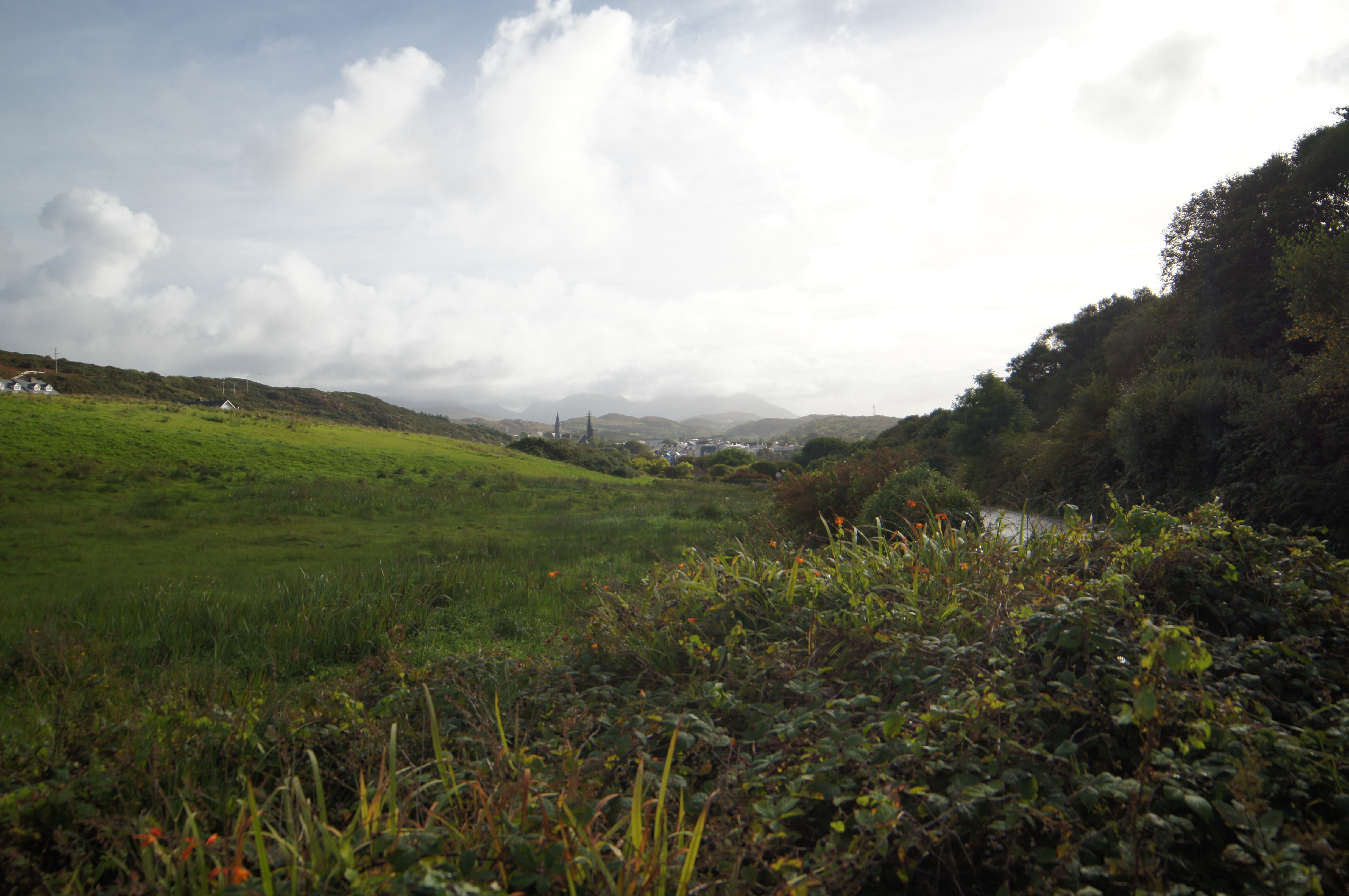 View of Clifden returning from Sky Road loop