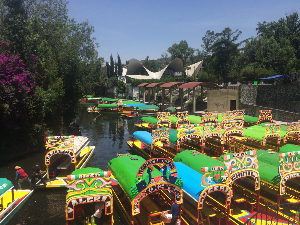 Mexico City Xochimilco Canal Boats